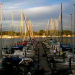 "Ducks in a row" Boats at Zahnisers dock